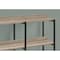 Monarch Specialties Accent Table, Console, Entryway, Narrow, Sofa, Living Room, Bedroom, Metal, Laminate, Brown, Black I 2218 - alternate 2